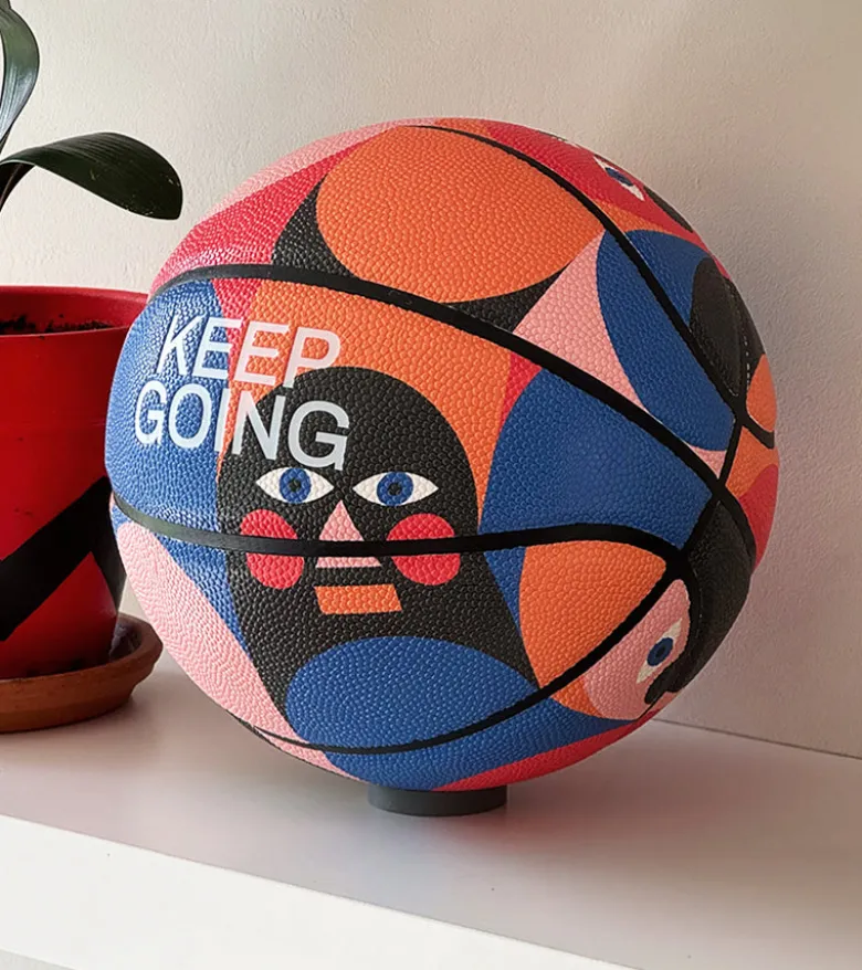 Ballon de basket design - KEEP GOING