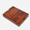 Bataille navale de luxe en bois
