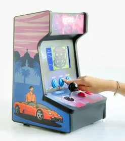 Borne d'arcade rétro en bois 190 jeux (grand modèle)