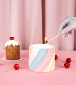 Bougie marshmallow