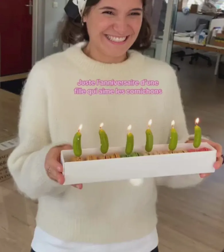 Bougies d'anniversaire cornichons