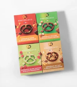 Bretzels enrobés de chocolat