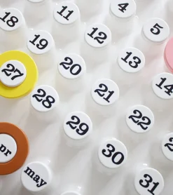 Calendrier perpétuel blanc - Ring a Date