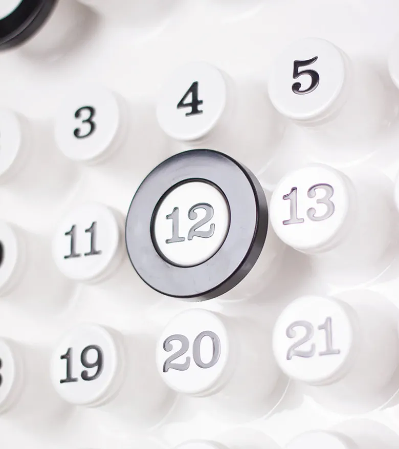 Calendrier perpétuel blanc - Ring a Date