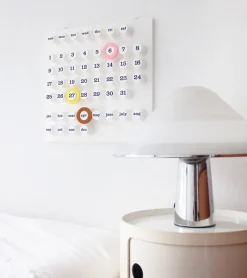 Calendrier perpétuel blanc - Ring a Date