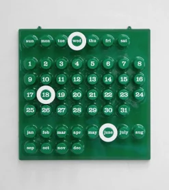Calendrier perpétuel vert - Ring a Date