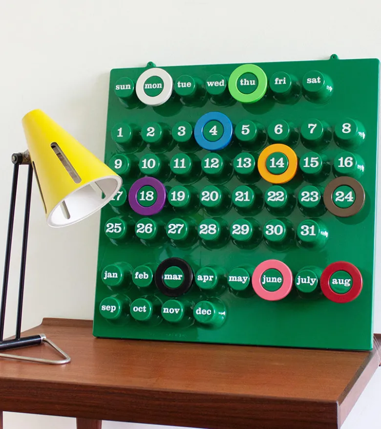 Calendrier perpétuel vert - Ring a Date