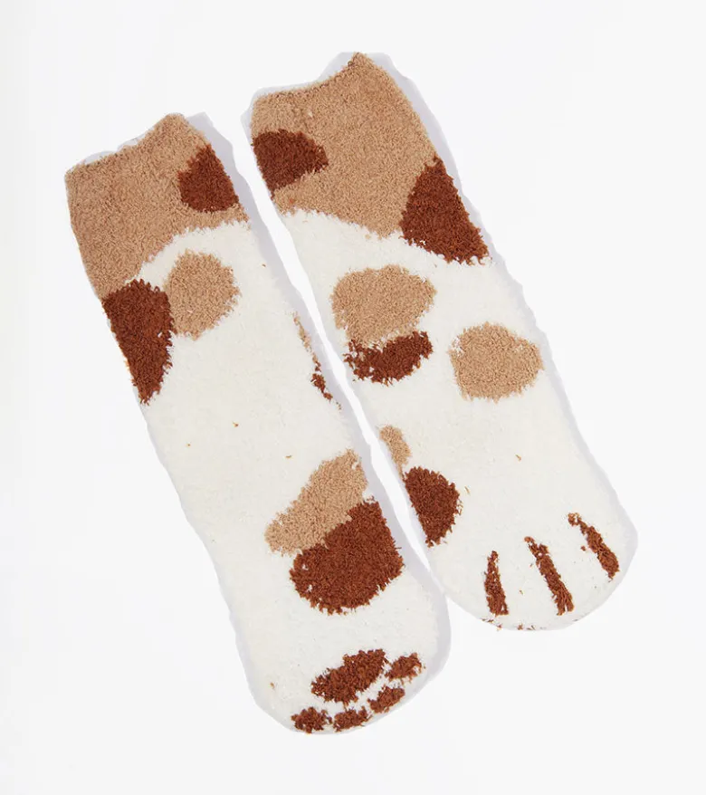 Chaussettes chat en moumoute