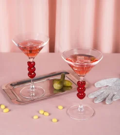 Coffret de deux verres à cocktail love