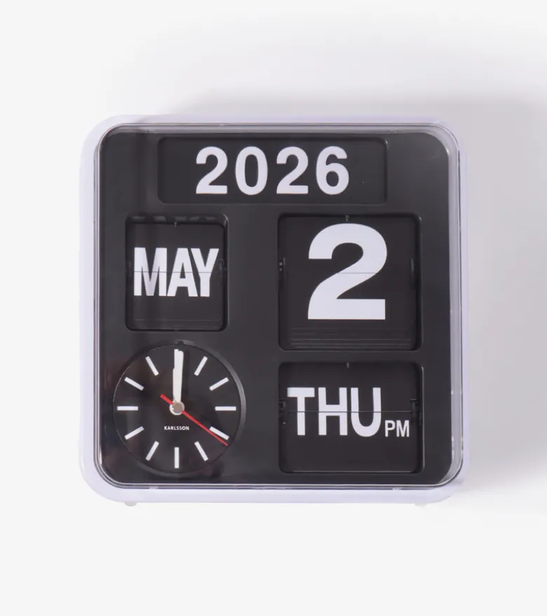 Horloge calendrier Flip - Karlsson