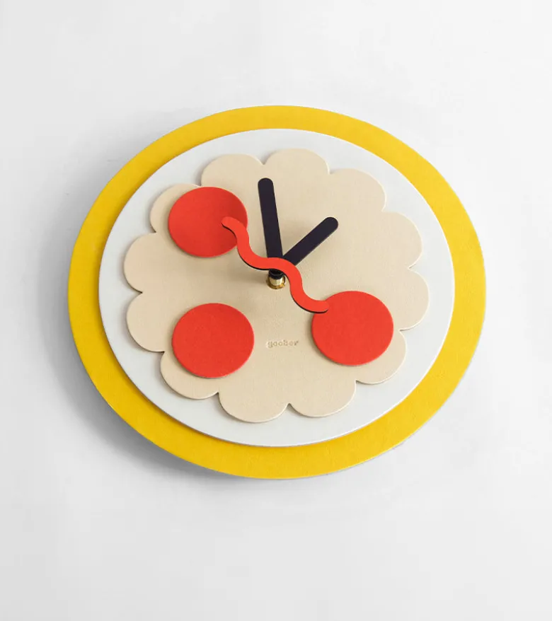 Horloge murale pizza à construire