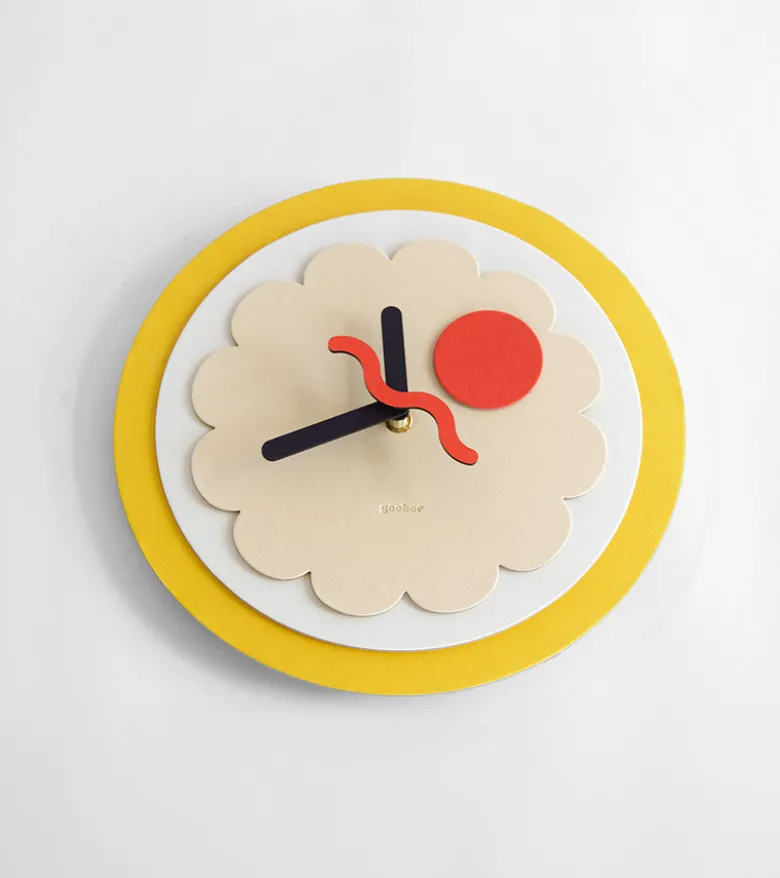 Horloge murale pizza à construire