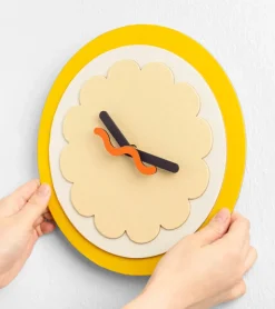 Horloge murale pizza à construire