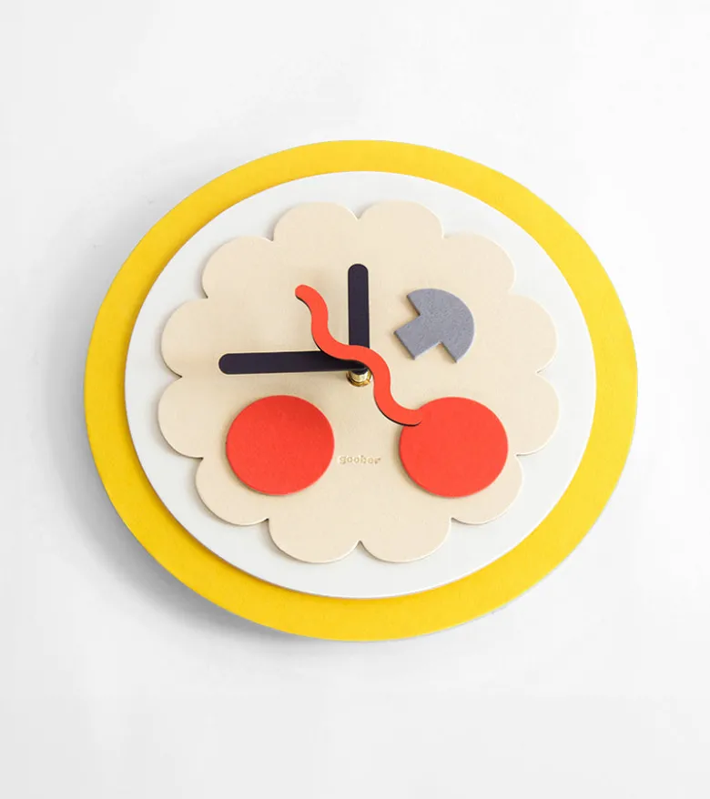 Horloge murale pizza à construire