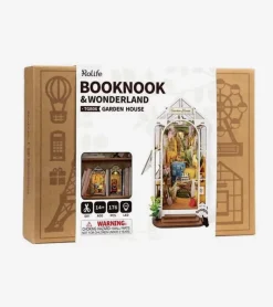 Kit DIY maison miniature en serre-livre - Garden House