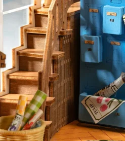 Kit DIY maison miniature en serre-livre - Garden House