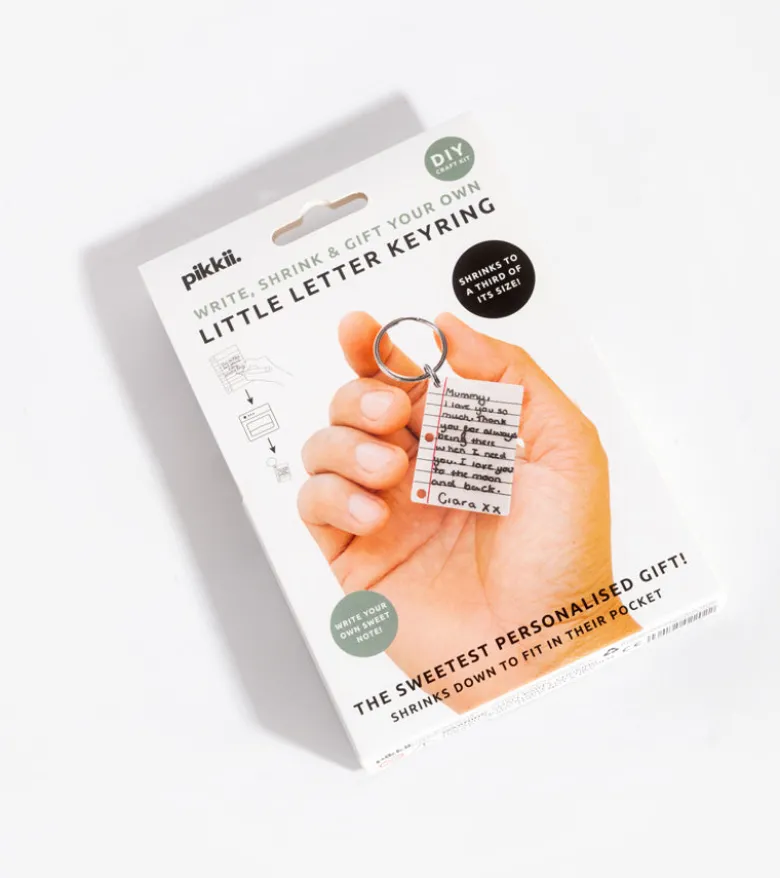 Kit porte-clés personnalisé avec petite lettre
