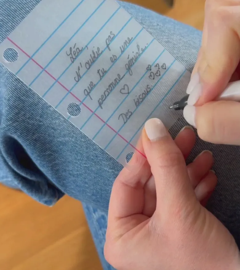 Kit porte-clés personnalisé avec petite lettre