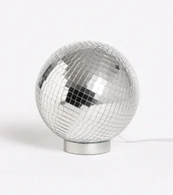 Lampe boule disco à poser