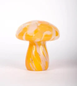 Lampe champignon chips en verre, sans fil