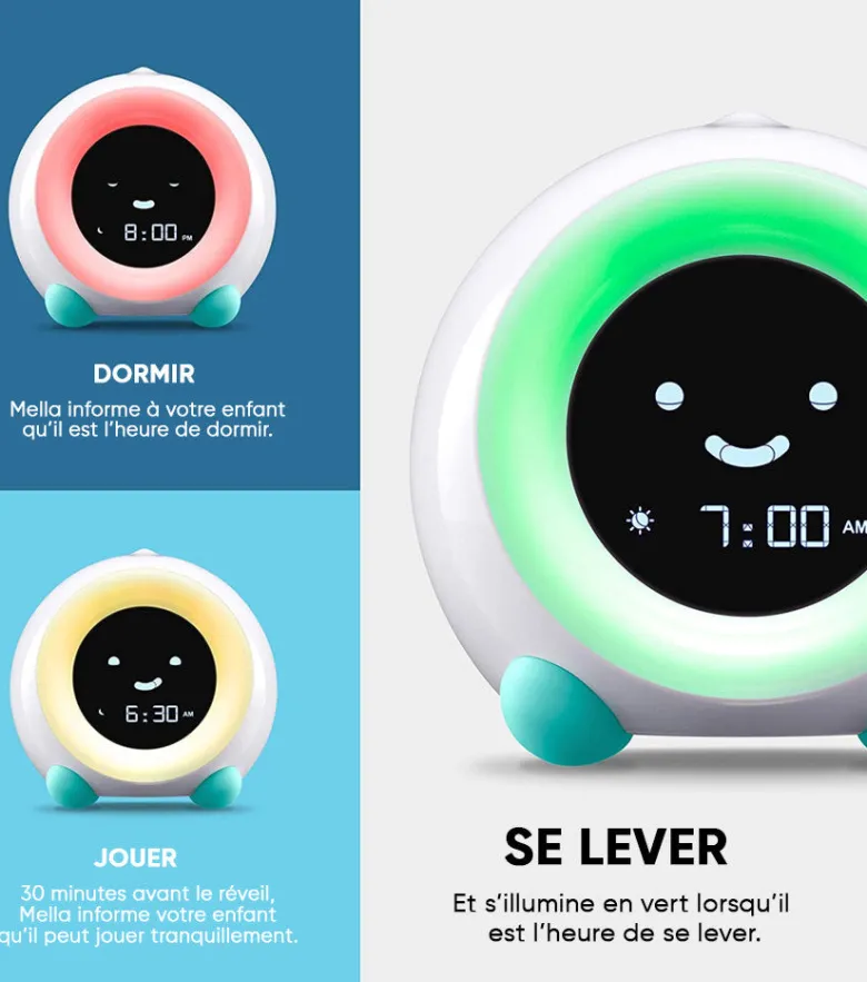 Little Hippo Mella - Réveil intelligent pour enfant