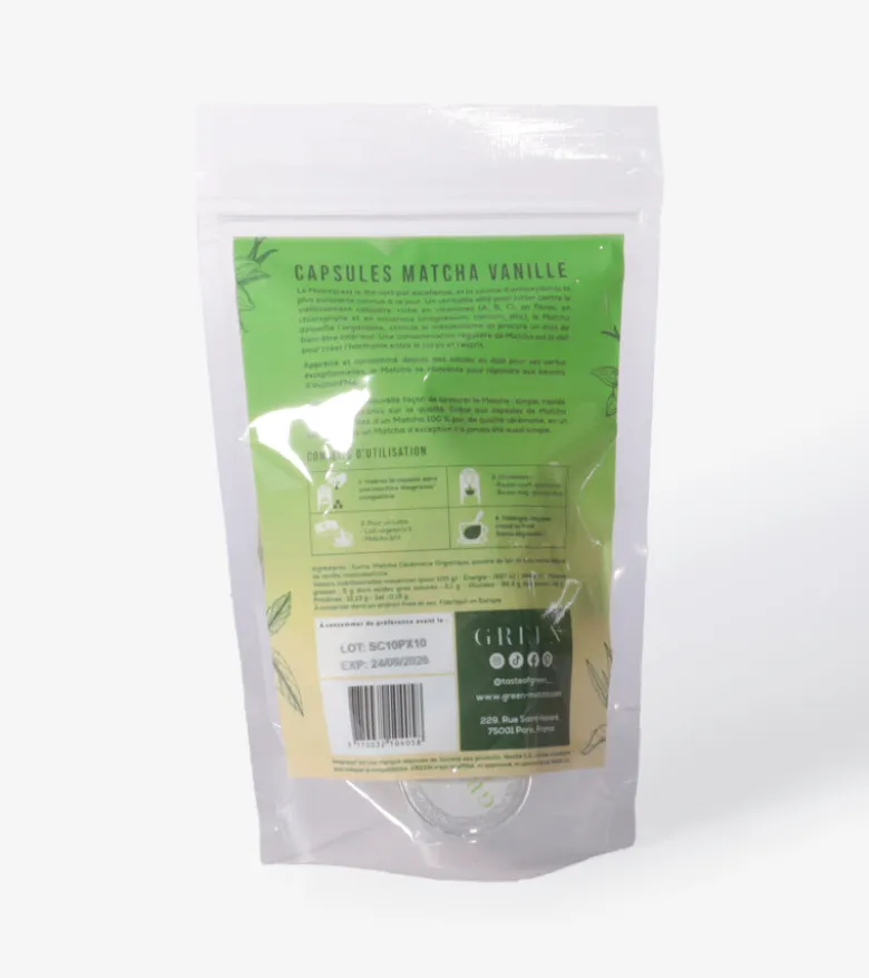 Matcha en capsules