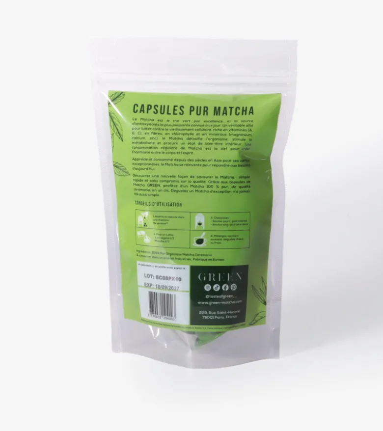 Matcha en capsules