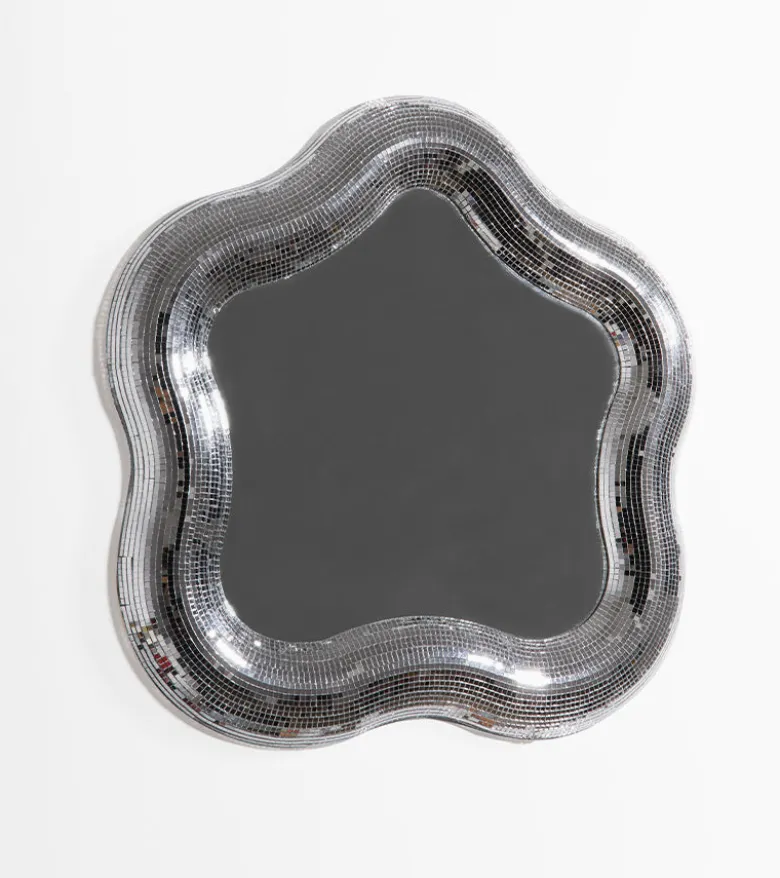 Miroir fleur disco
