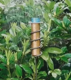 Pluviomètre en cuivre