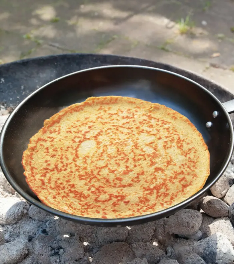 Poêle à crêpes pour barbecue