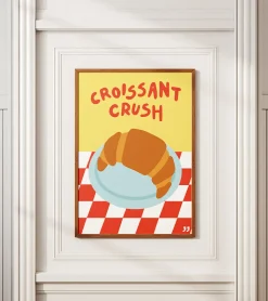 Poster Croissant crush