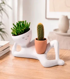 Pot à plante bonhomme paresseux