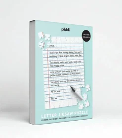 Puzzle personnalisé avec petite lettre