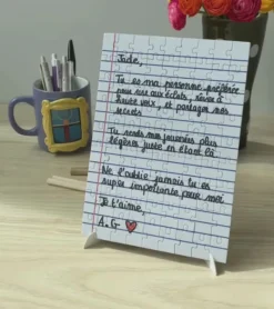 Puzzle personnalisé avec petite lettre