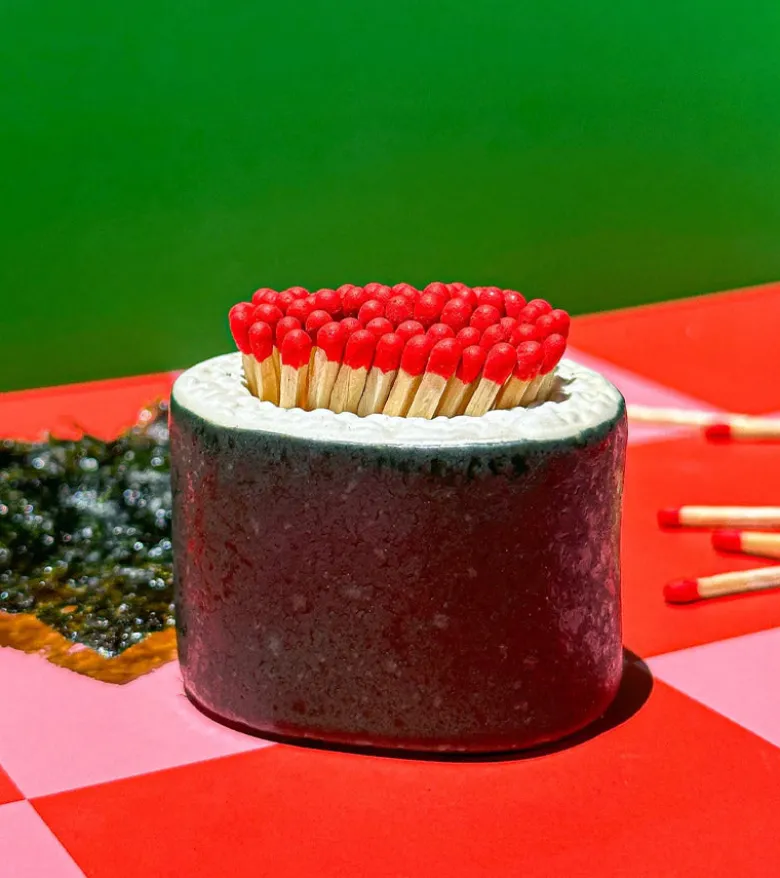 Rangement à allumettes sushi