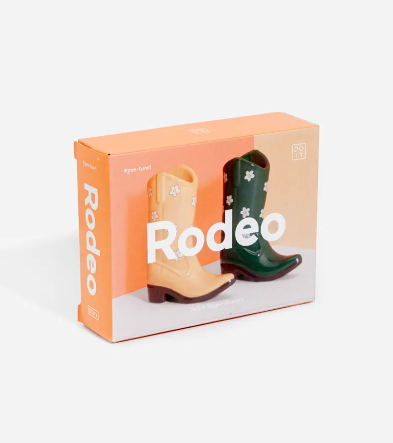 Salière et poivrière botte de cowboy