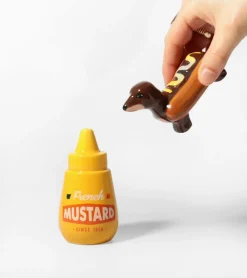 Salière et poivrière hot-dog teckel