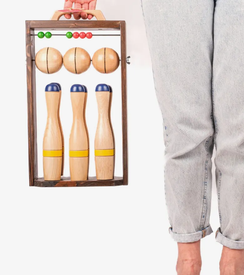 Set de bowling transportable