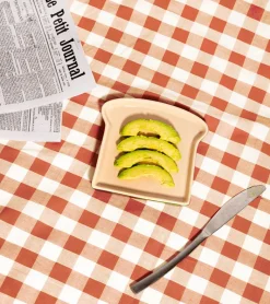 Set de deux assiettes toast