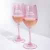 Set de deux verres - La vie en rosé