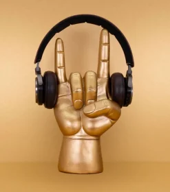 Support pour casque rockeur