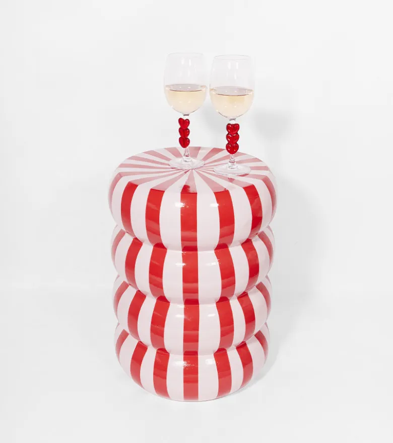 Table d’appoint candy rose
