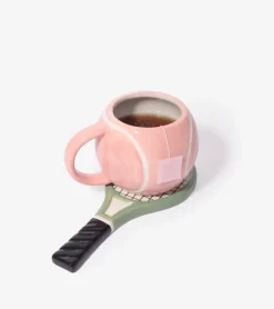 Tasse et soucoupe tennis