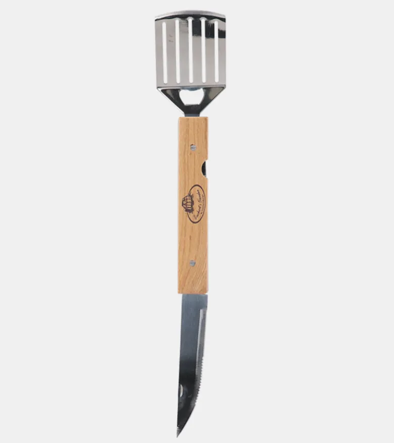 Ustensile pour barbecue 4 en 1 pliable