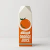 Vase brique de jus d'orange