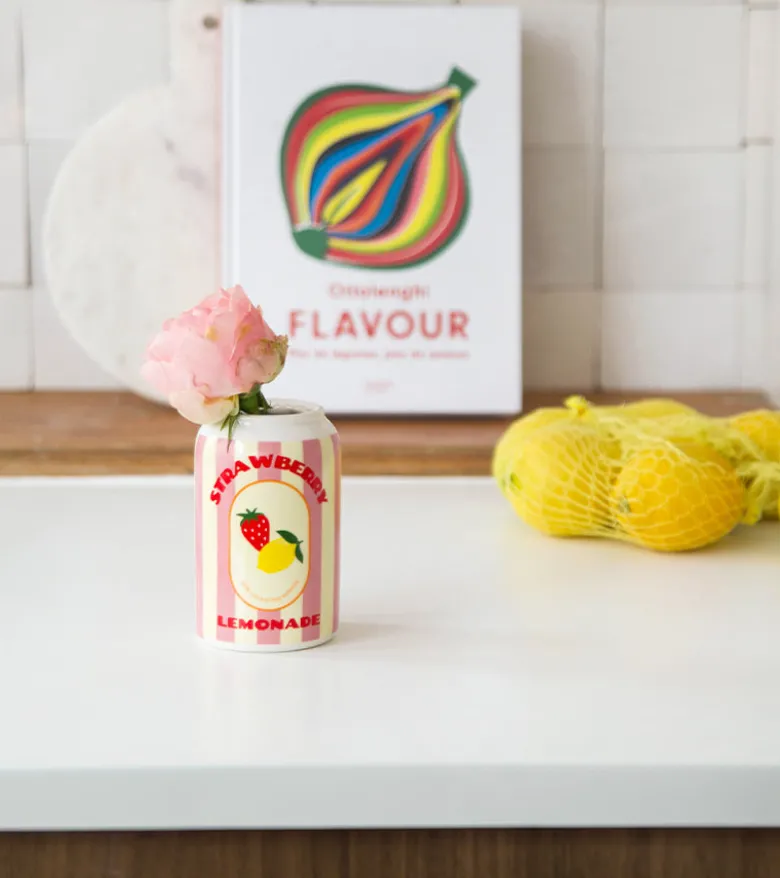 Vase canette strawberry lemonade