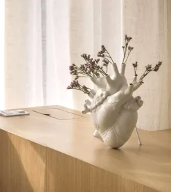 Vase coeur Love in Bloom en porcelaine