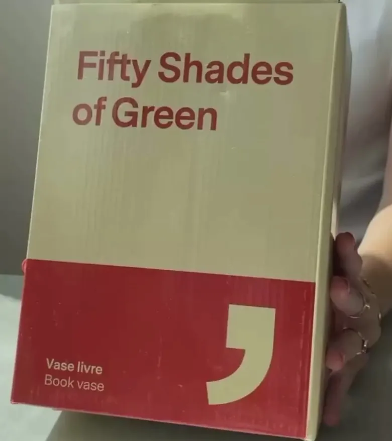 Vase livre "50 shades of green"