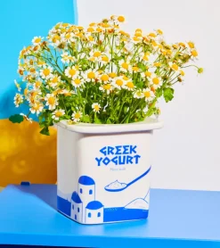Vase / pot yaourt grec