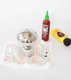 Veilleuse champignon disco